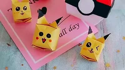 pikachu origami